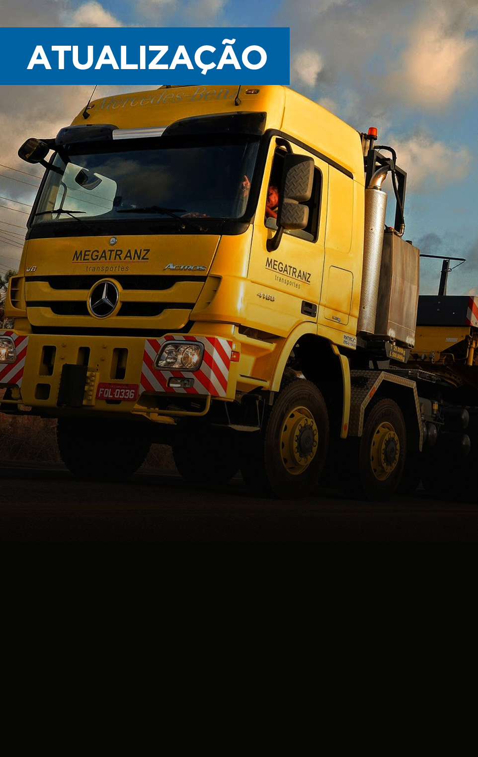 Curso de atualização para condutores de veículos de transporte de carga indivisível